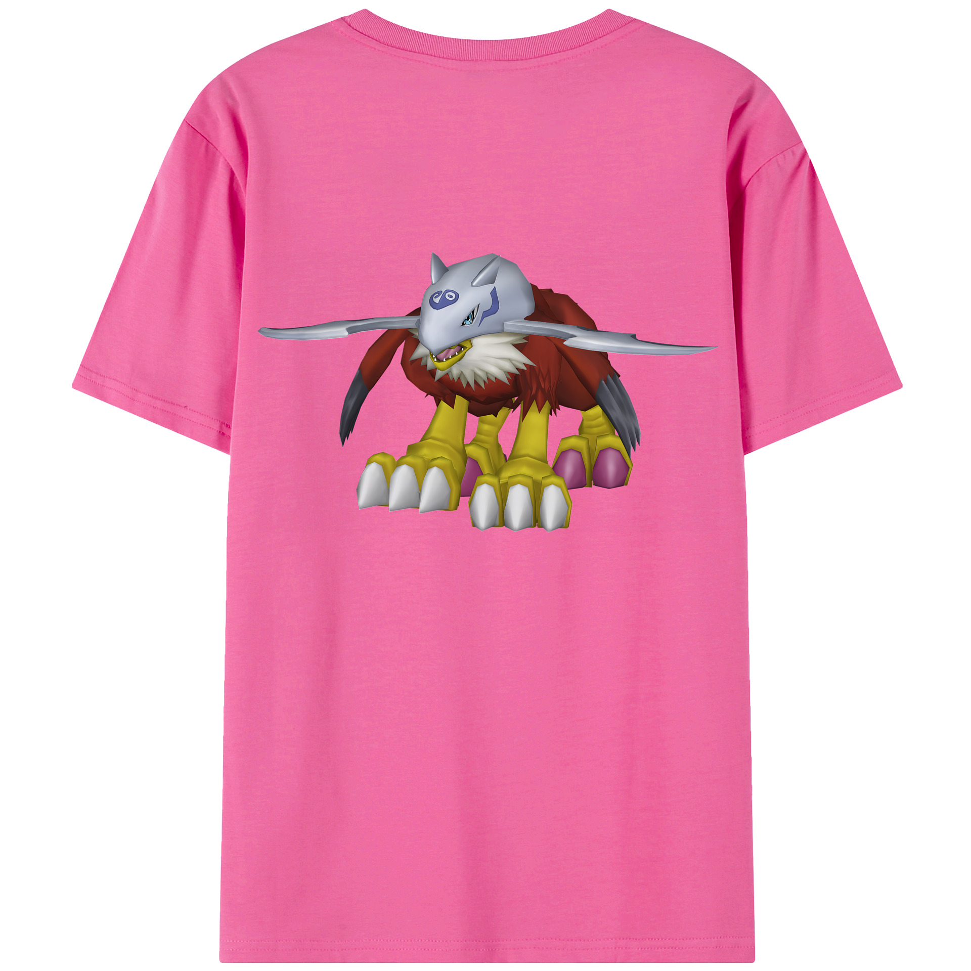 （画像用） Digimon デジタルモンスター/デジモン レディース半袖Tシャツ(バックプリント)